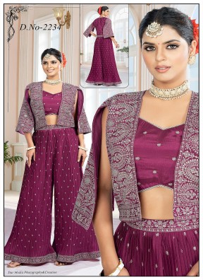 Heavy Embroidered Indo-Western for Weddings | Ajmera Fashion Manufacturers, Suppliers in Surat